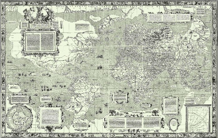 Карта Меркатора 1569 года