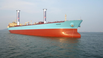 Maersk с роторными парусами