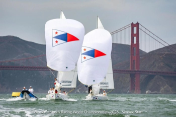 J/22 у моста Golden Gate