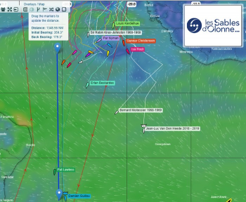 Golden Globe Race 2026 — положение флота в Атлантике