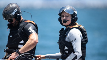 Кахена Кунзе в SailGP