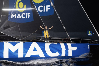 Сам Гудчайлд на финише Défi Azimut 48 Hours