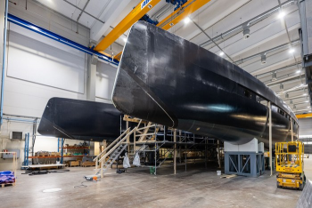 Baltic 107 Catamaran — строительство